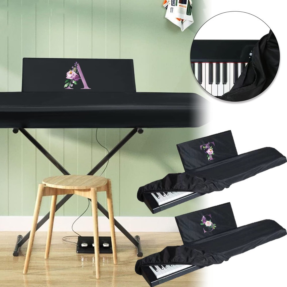 electronic keyboard Cover 61&88 Keys Modern Piano Cover Aesthetically pleasing Piano Cover Purple Pr