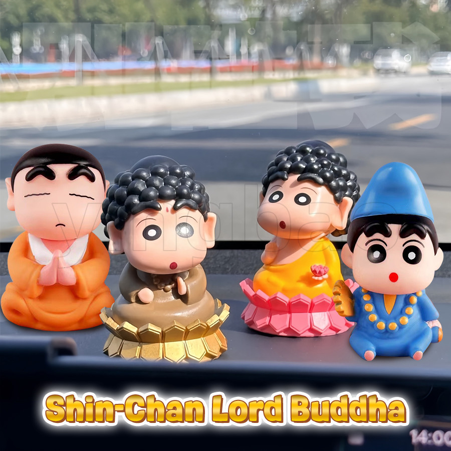 10 ซม.Crayon Shin chan คอสเพลย์พระพุทธรูปตุ๊กตาตลกเครื่องประดับน่ารักอะนิเมะ action ตุ๊กตาของเล่นเด็กของขวัญวันเกิด
