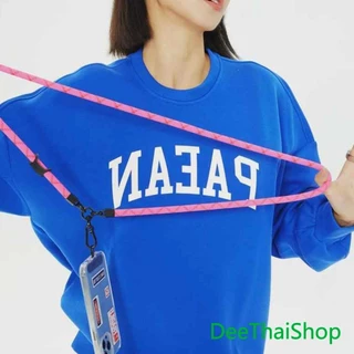 DeeThai สายคล้องโทรศัพท์มือถือ/สายคล้องคอ ถอดออกได้ ปรับได้ ความยาว 120cm เชือกหนา phone lanyard