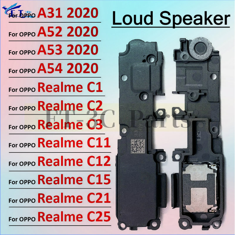 สําหรับoppo A5 2020 A31 A52 A53 A54 A9 2020 Realme C1 C2 C3 C11 C12 C15 C20 C21 C25 Buzzer Ringer LoudลําโพงFlex Cableเปลี่ยนชิ้นส่วน