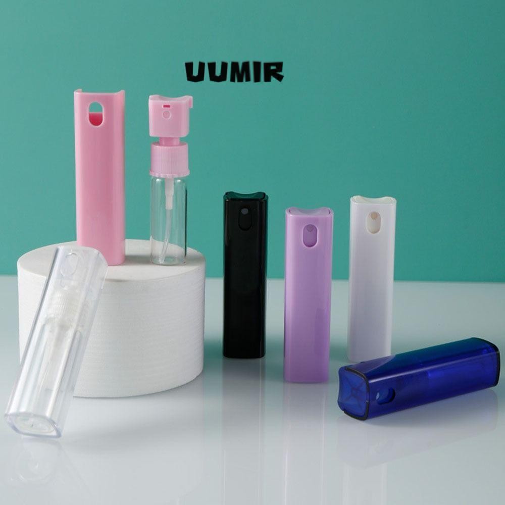 Uumir ขวดสเปรย์, เครื่องฉีดน้ําเครื่องสําอางแบบพกพา 10 มล., แอลกอฮอล์ขวดน้ําหอมเปล่าที่ทนทาน