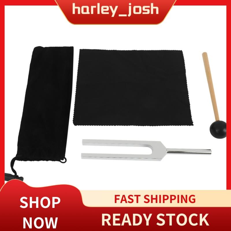 harley_josh Tuning Fork 528C 528HZ Tuner พร้อม Mallet ชุดสําหรับซ่อม Healing ระบบประสาททดสอบจูนส้อม 