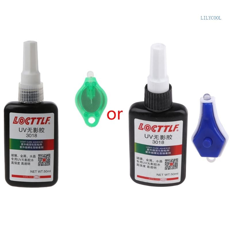 CH* 50ml UV Light Curing กาวพื้นที่ขนาดใหญ่แก้ว Bonding กาวแสงแดดอัลตราไวโอเลต Curing เรซิ่นคริสตัล Liquid ง่าย U
