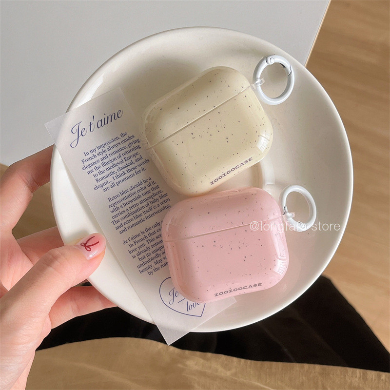 เคสที่เรียบง่ายและชัดเจนเหมาะสำหรับ Apple airpods Pro2บลูทูธไร้สาย3 4 1/2หูฟังแขน3รุ่นซิลิโคนการ์ตูนน่ารัก
