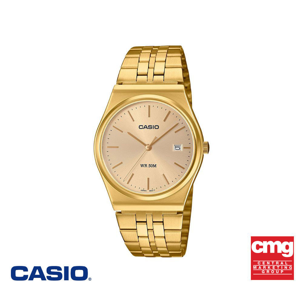 CASIO นาฬิกาข้อมือ CASIO รุ่น MTP-B145G-9AVDF วัสดุสเตนเลสสตีล สีทอง