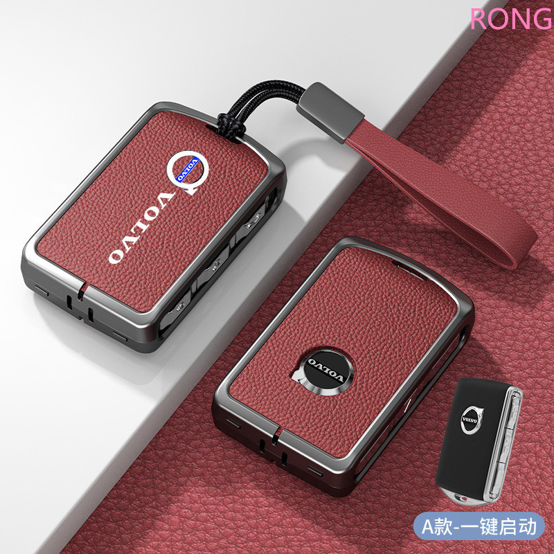 สําหรับ Volvo XC40 XC60 S90 XC90 V90 T5 T6 T8 สังกะสีกุญแจรถกรณี Protector Shell Keychian อุปกรณ์เสร