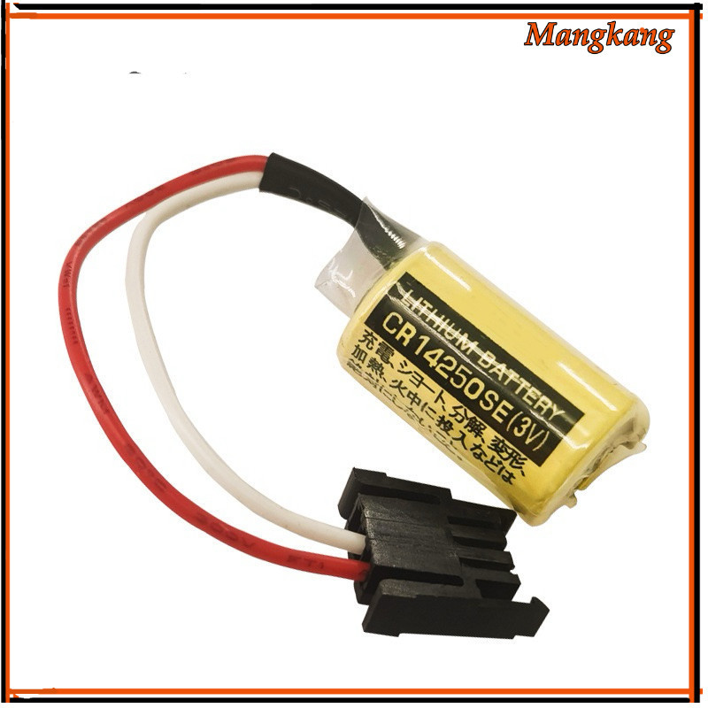 ของใหม่! FDK CR14250SE CR14250 14250 3V แบตเตอรี่ลิเธียม FANAC มี แจ็คดำ
