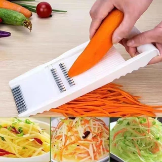 Tesco เครื่องขูดผักและผลไม้ 5 in 1, ชุดเครื่องมือตัดผักและผลไม้,ที่ขูด, สไลด์ ผักผลไม้ ที่ขูดมะละกอ ที่สไลด์ผัก