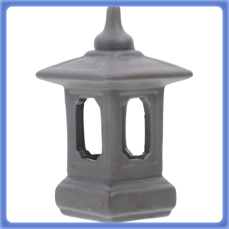 🌱 Mini Pagoda Statue ตุ๊กตาศาลาแบบจำลองสวนเทพนิยาย ขนาดเล็ก รูปปั้นตกแต่งสวนเอเชียเซน บ้าน ตู้ปลา ตก