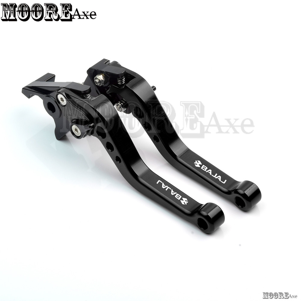 Mooreaxe สําหรับ Kawasaki Bajaj Dominar 400 ug 250 Pulsar 180 NS200 RS200 AS200 NS160/Fi NS150 รถจักรยานยนต์เบรคคันโยกดัดแปลง CNC อลูมิเนียมคลัทช์เบรคสั้น YSNJ01