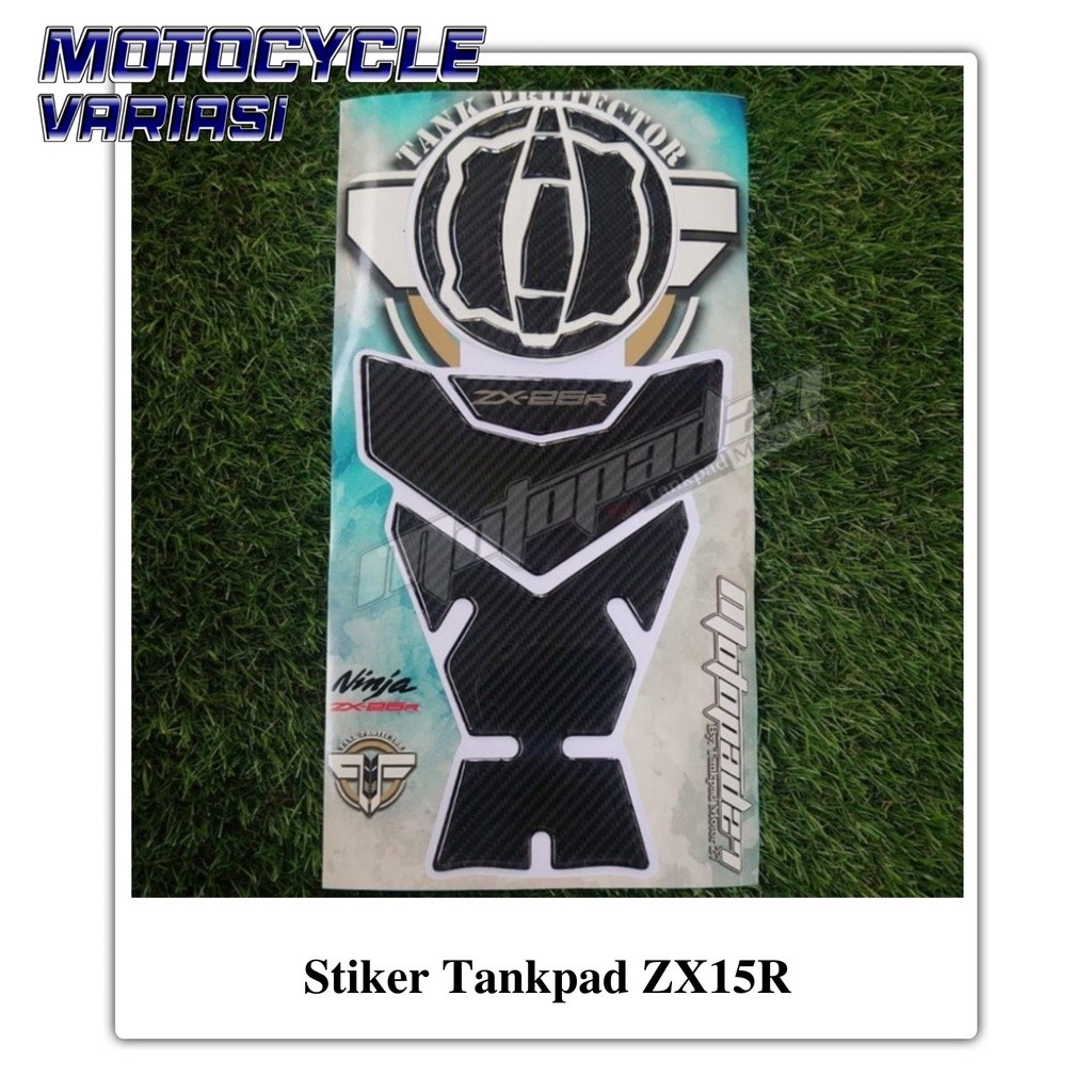 Kawasaki ZX25R Premium Carbon Tankpad Resin Sticker อุปกรณ์มอเตอร์ไซค์