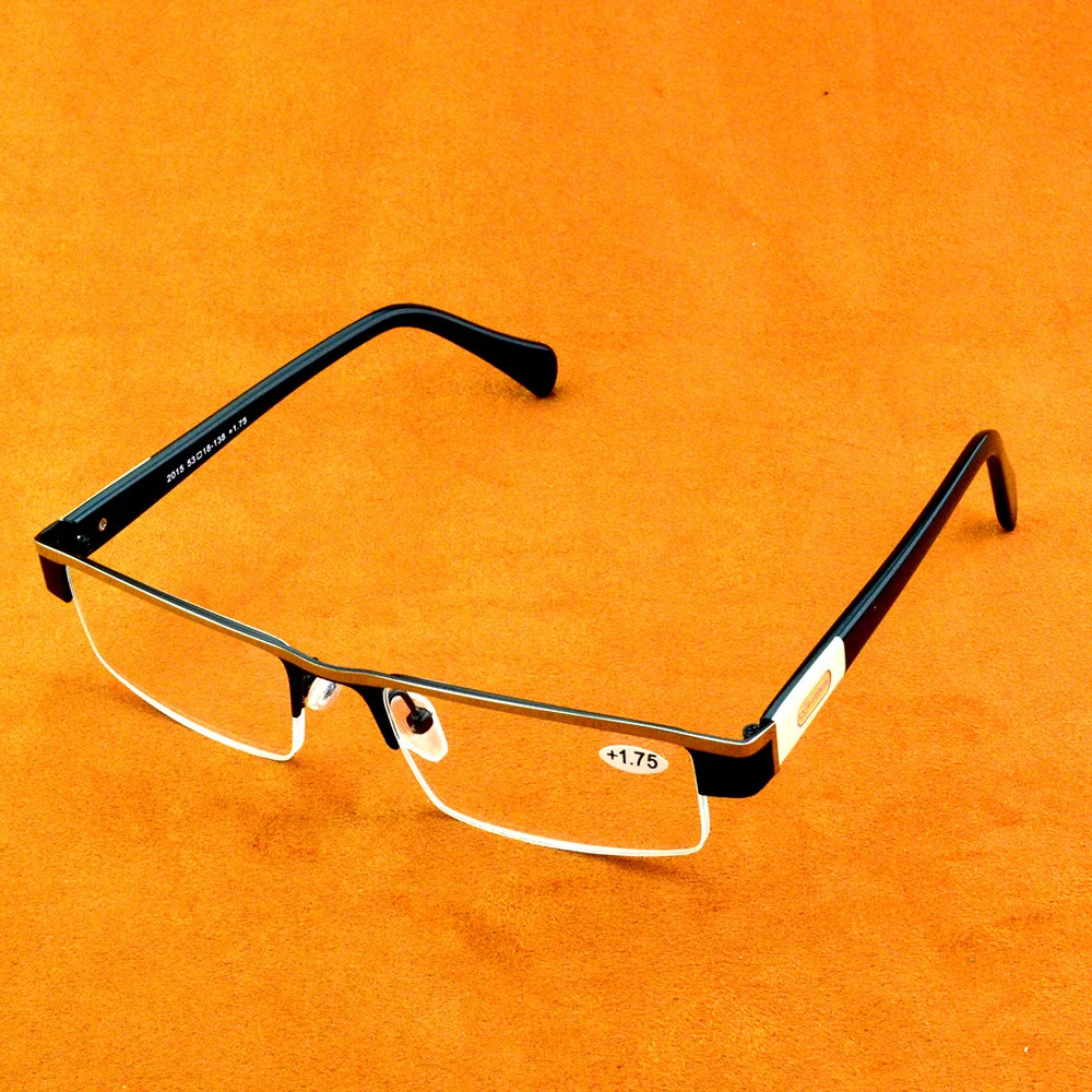 ของแท้ PU BOX TITANIUM ALLOY LUXURY READING GLASSES +1 ถึง +4