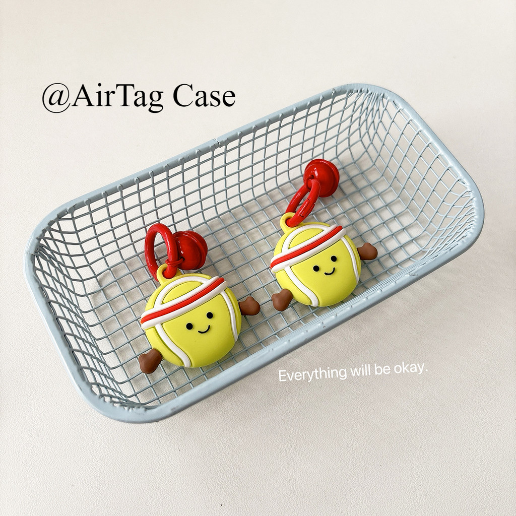 สําหรับเคส AirTagสําหรับเด็กการ์ตูน Apple Tag GPS Protector พร้อมพวงกุญแจ Anti-Fall