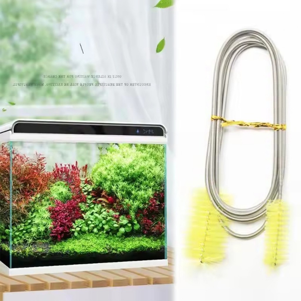 ยาว155ซม.แปรงสปริงขัดสายยาง แปรงขัดท่อ เครื่องแก้ว ตู้ปลา แบบสแตนเลส - รูปที่ 2