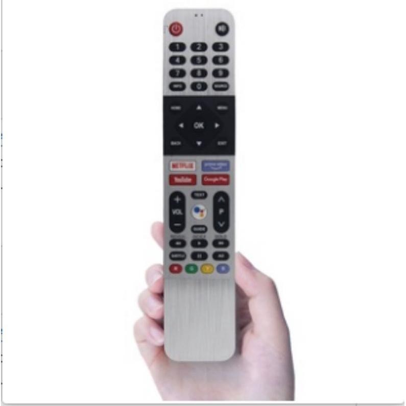 เปลี่ยน Coocaa 40S6G Skyworth AI รีโมทคอนโทรลด้วยเสียงสําหรับ (55UB7500 และ 65UB7500) พร้อม Netflix 