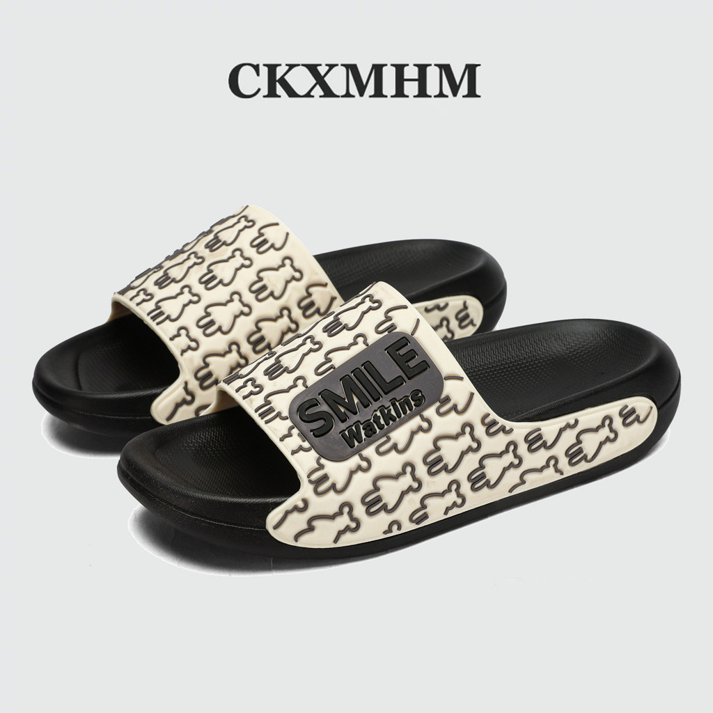 CKXMHM 36-45 รองเท้าแตะผู้ชาย รองเท้าแตะผู้หญิง รองเท้าแตะ EVA น้ําหนักเบา