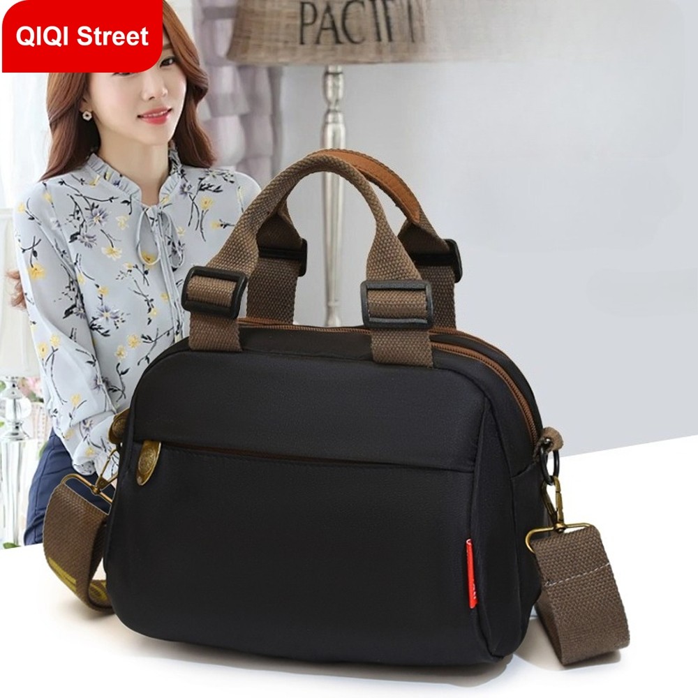 กระเป๋า ผู้สื่อสาร,ใหม่ผ้าไนลอนกันน้ํากระเป๋าผู้หญิงความจุขนาดใหญ่