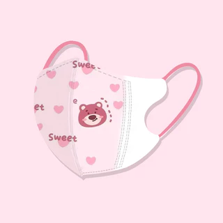 3D Duckbill เด็ก Face Mask หน้ากากเด็ก 3 Ply 3D หน้ากากป้องกันบรรจุส่วนบุคคล 10 ชิ้น/แพ็ค