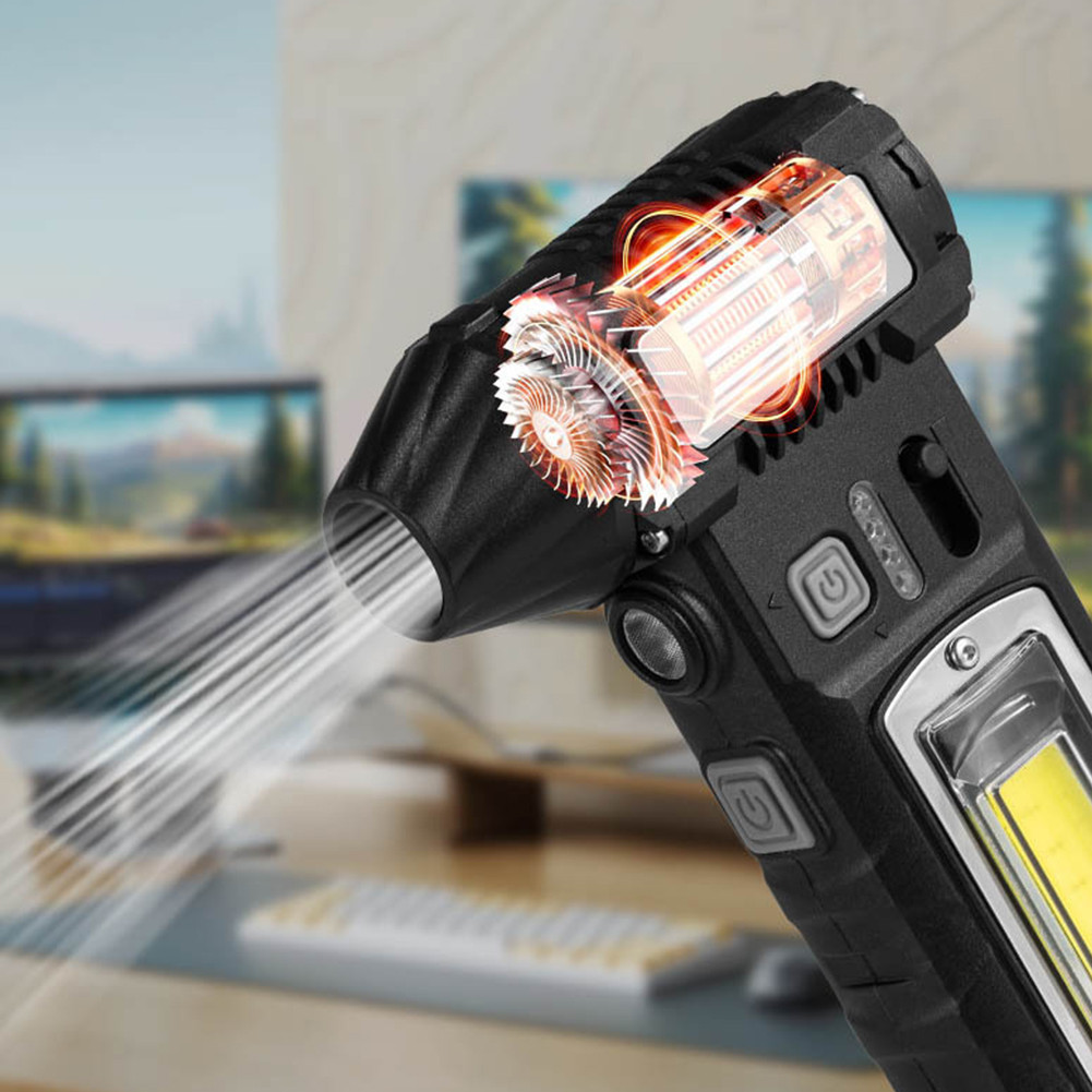 110000 RPM รถเครื่องเป่าผมแบบใช้มือถือ USB ชาร์จ Turbo รูปที่ 8