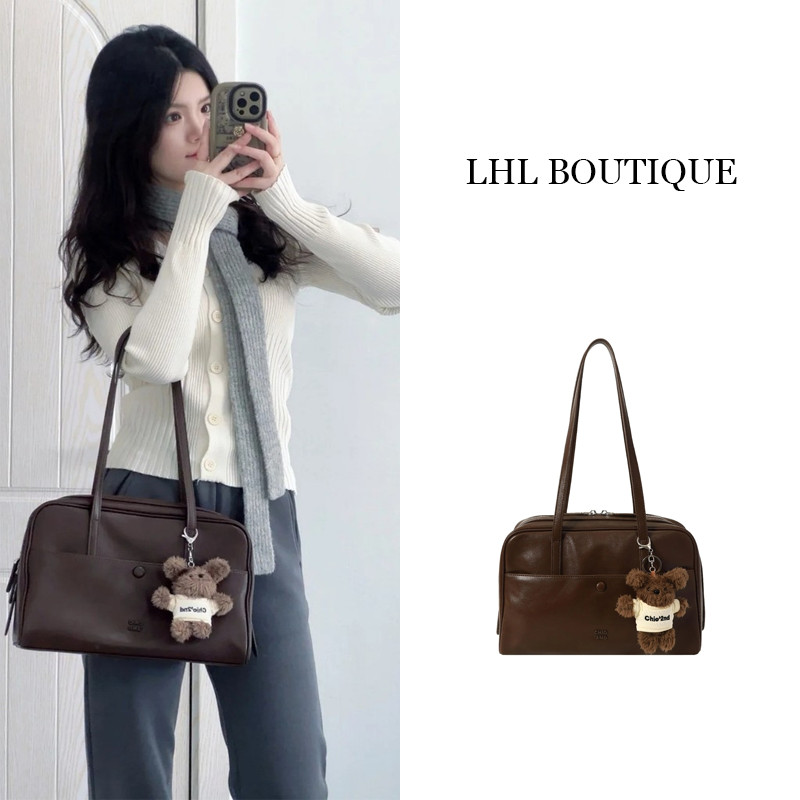LHL BOUTIQUE Nanfeng Chio2nd กระเป๋าหนัง กันน้ํา ย้อนยุค กระเป๋าถือ ผู้หญิง รุ่นใหม่ Pillow Bag