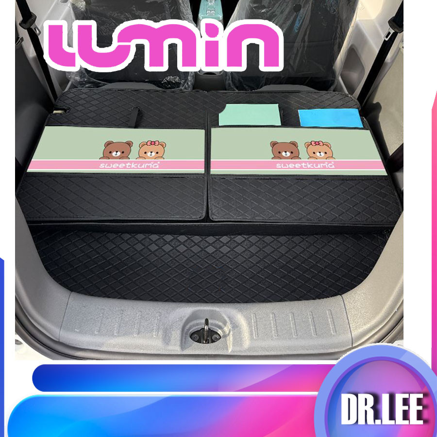 [พร้อมแล้ว] Changan Lumin EV แผ่นรองท้ายหนังการ์ตูน Lumin ตกแต่งท้ายรถด้านหลังพนักพิงผ้าห่มตกแต่งชุดตัวถัง Lumin ตกแต่ง oynt