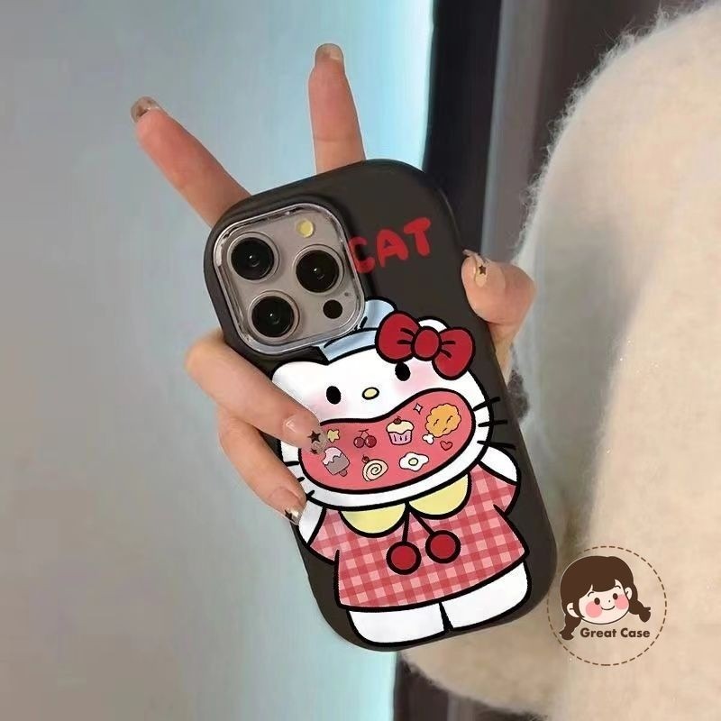 ตลกน่ารัก Hello Kitty เคสโทรศัพท์สําหรับ Realme 13 12 11 Pro Plus 9 SE 8 8S 5 Q3 Q3i Q3S Q3T 5G การ์
