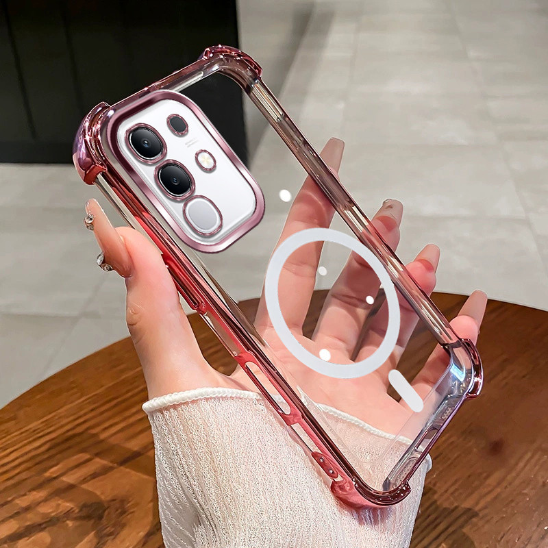 กันกระแทก Case สําหรับ Vivo Y29 4G Y29S Y04 เคสโทรศัพท์ 2025 ใหม่การออกแบบแม่เหล็กความงามกรณี SZ15