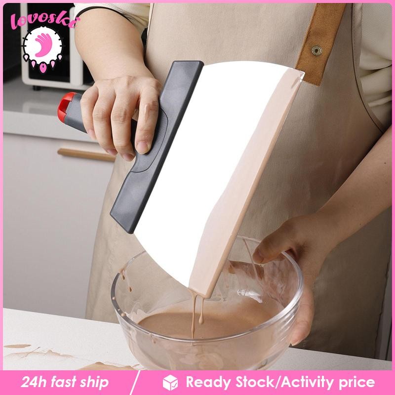 [Lovoski] ไม้พายช็อคโกแลตเค้ก Server Mover Scraper Baking Spatula เครื่องมือสําหรับ Pastry - รูปที่ 7