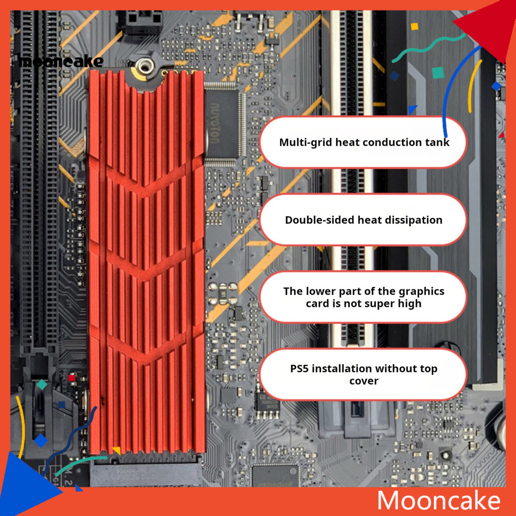 ขนมไหว้พระจันทร์| M.2 Ssd ฮีทซิงค์ Rapid Ssd ฮีทซิงค์ Ps5 M.2 Ssd 2280 ฮีทซิงค์สําหรับ Fast Aluminiu
