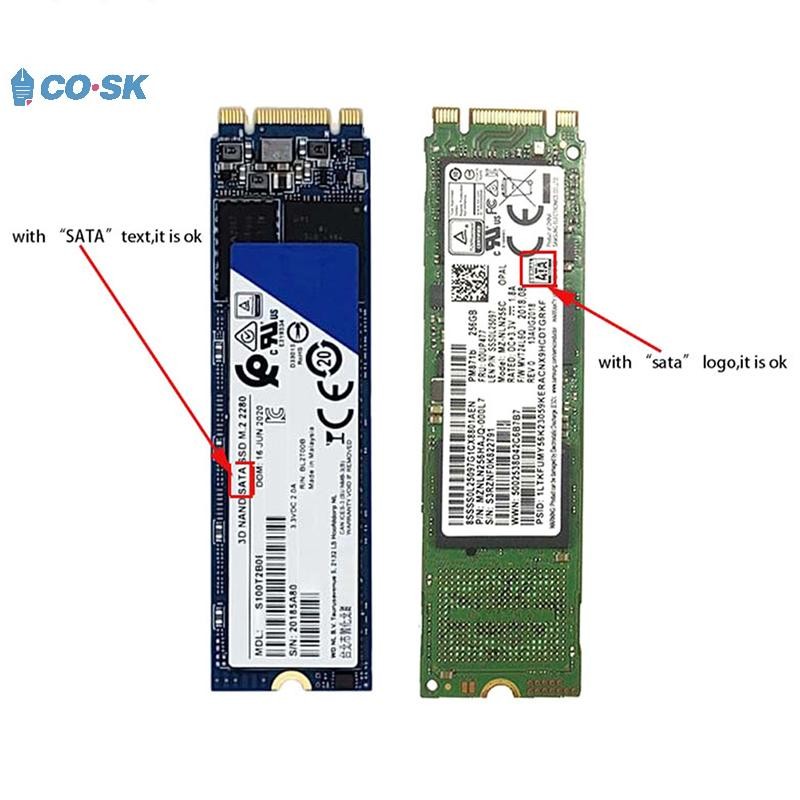 การ์ดแปลง SATA M.2 NGFF SSD เป็น 2.5 "SATA 2.5" SATA เป็น M.2 NGFF SSD