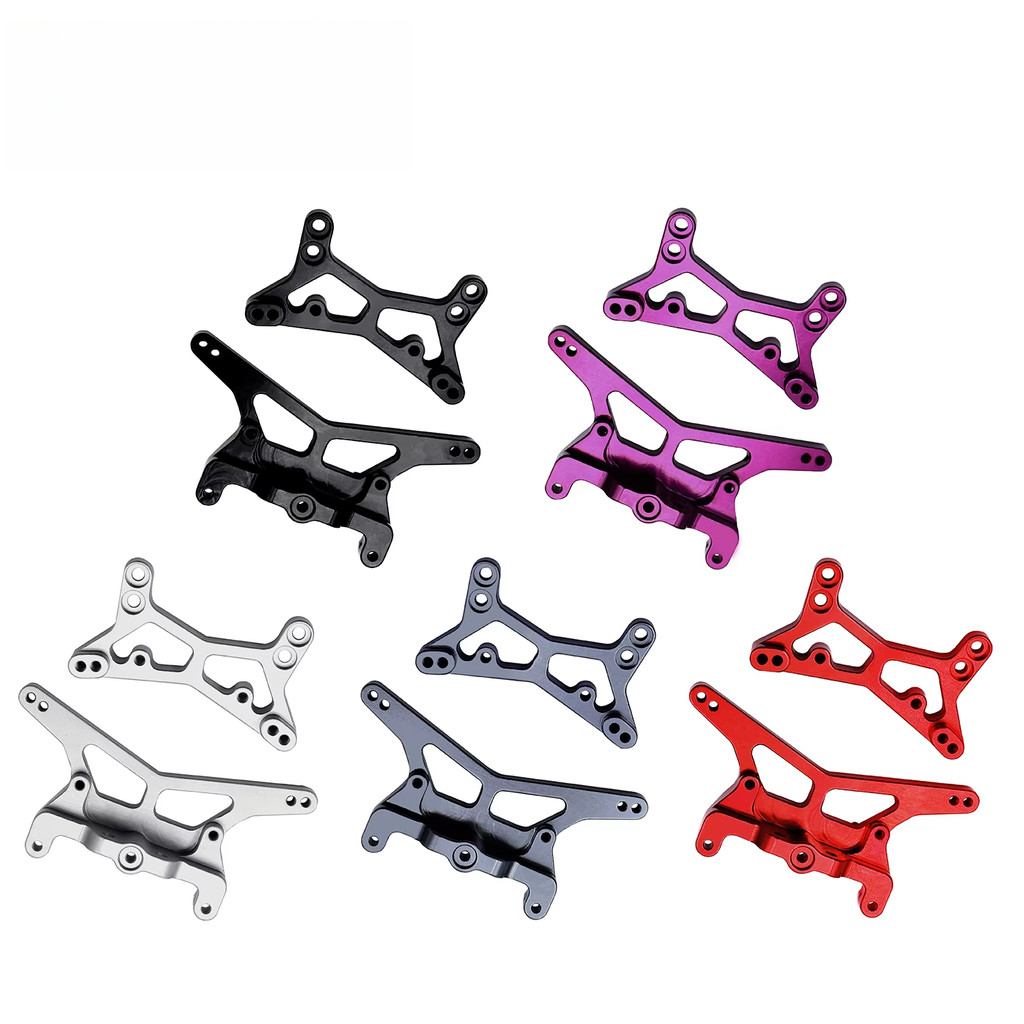 อลูมิเนียมด้านหน้าด้านหลัง Shock Towers Meta สําหรับ 1/24 Losi Micro B Micro-T อัพเกรดอะไหล่ Rc รถ 2WD Buggy RTR LOS00007 เปลี่ยน