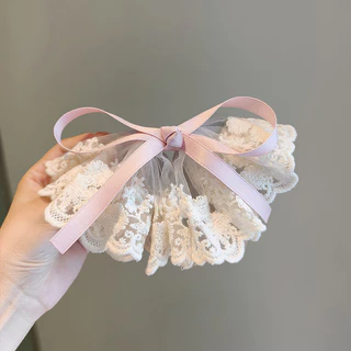 T Classy Romantic Elegant Chanel Lace Bow