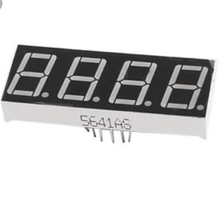 สี่หลัก 5641AS 7 ส่วนจอแสดงผล Led Commond Anode -zk