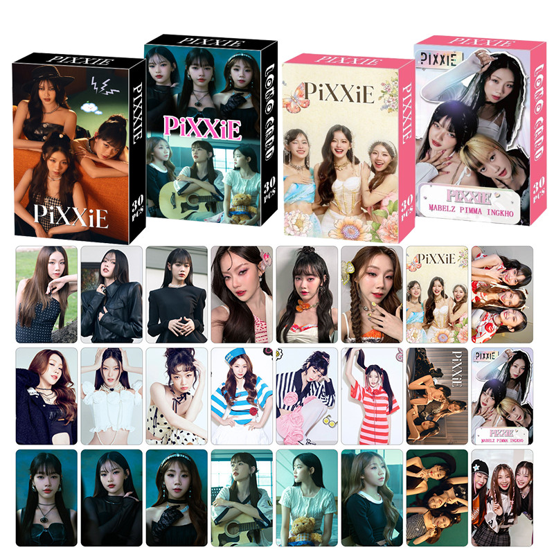 Pixxie Photocard Pimma Ingkho 30 ชิ้นการ์ด LOMO PiXXiE Mabelz Idol ของสะสมของขวัญ