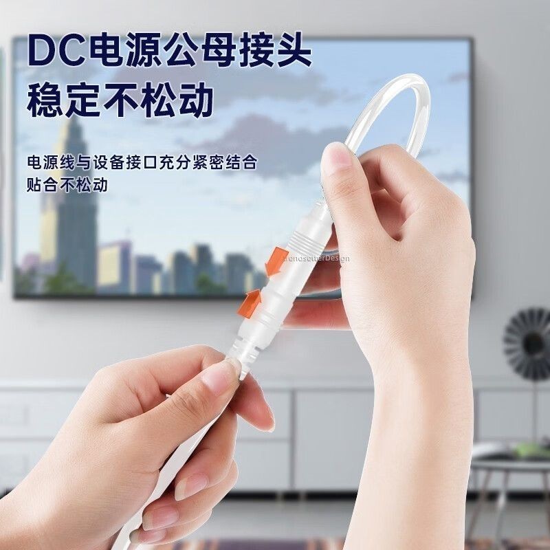 Xiaomi กล้องกลางแจ้ง CW500 กล้องคู่/CW700/CW400/CW300 สายไฟชายหญิง 5.5 ไม่มีกล้อง