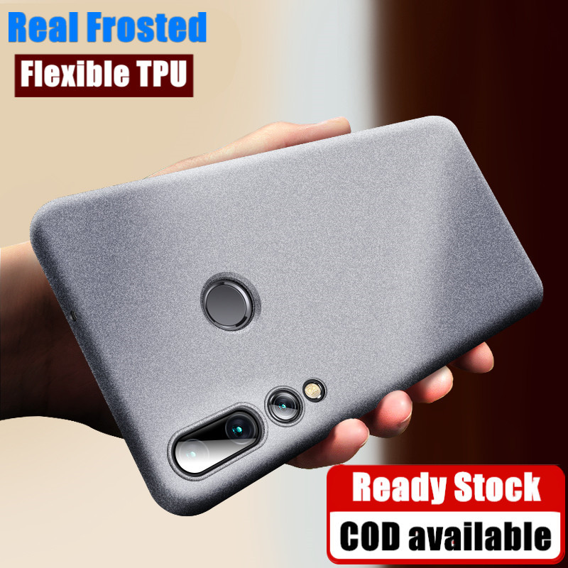 สําหรับ Huawei Nova 4 VCE-L22 จริง Frosted Texture เคสโทรศัพท์ TPU เคสซิลิโคนยืดหยุ่น Anti-scratch M