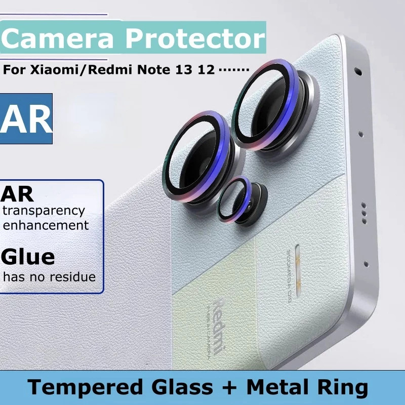 ฟิล์มกระจกนิรภัยกันรอยเลนส์กล้อง อะลูมิเนียมอัลลอย HD สําหรับREDIM NOTE13 XIAOMI 14T 14TPRO 13T NOTE13PRO NOTE13PROPLUS