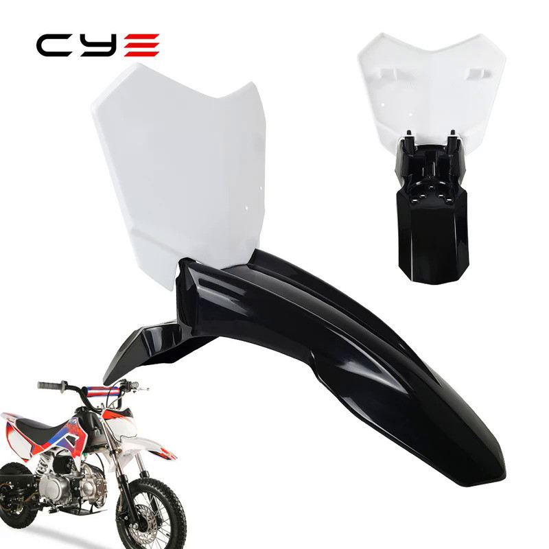 Motorcycle Spare Parts CRF 50 Front Fender Wheel Mudguard Number Plate For  CRF50 KAYO TS Dirt Bike
