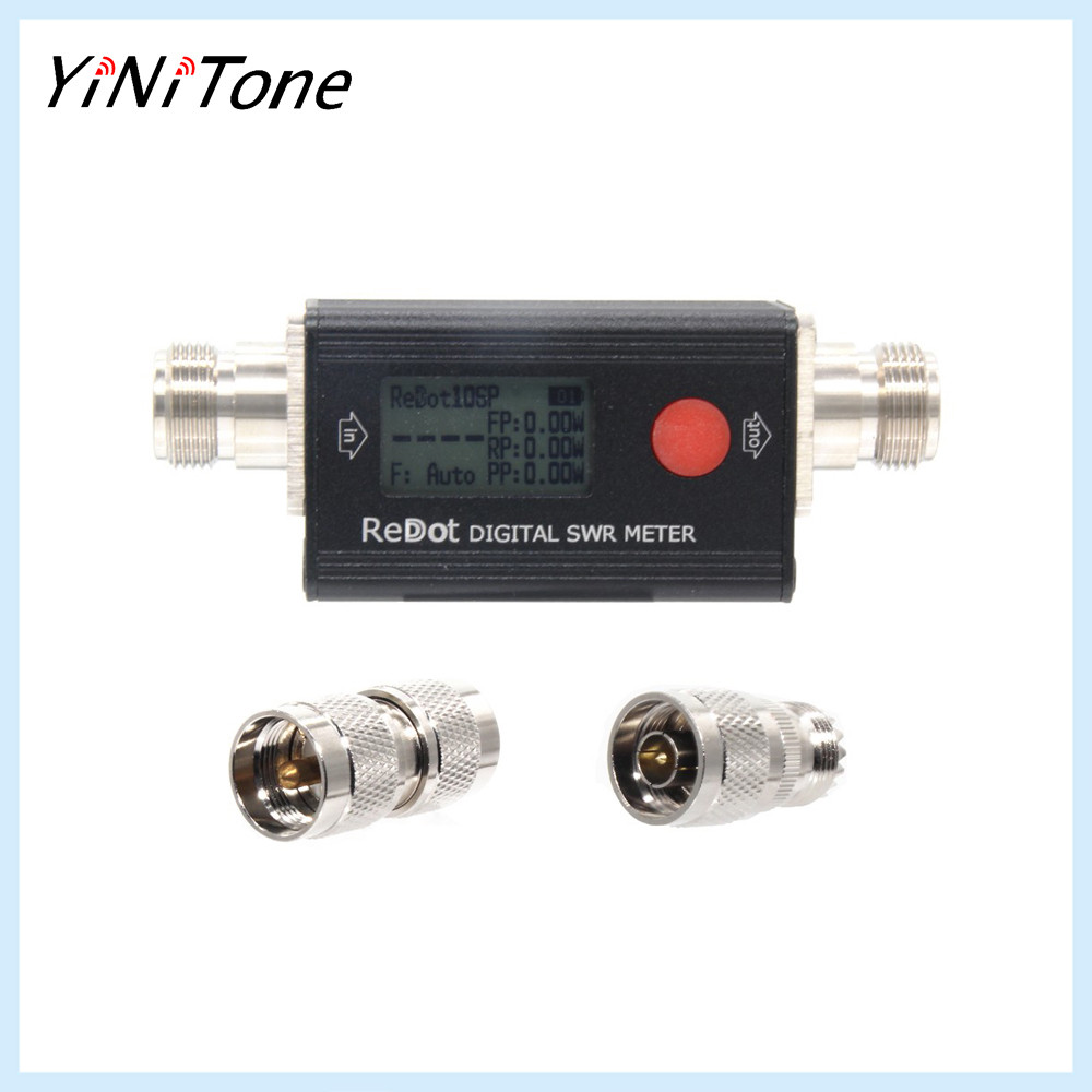 REDOT RD106P 120W ดิจิตอล SWR & Power Meter เครื่องวิเคราะห์เสาอากาศ FMB/VHF/UHF 80-999MHz อัตราส่วน