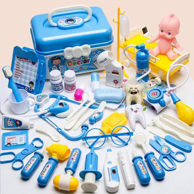 Doctor Set For Kids Pretend Play Girls Role-playing Games Hospital Accessorie Medical Kit Nurse Tool