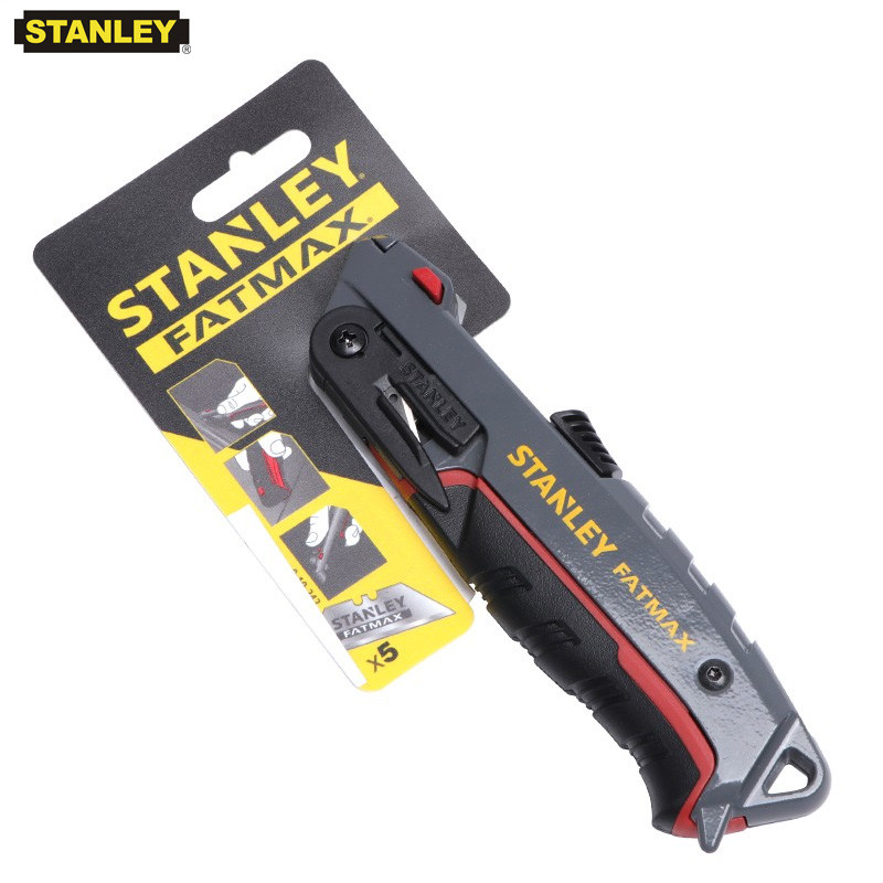 Stanley FatMax Dual-purpose Carton Safety Knife มีดหดอัตโนมัติ Quick Blade Replaceded