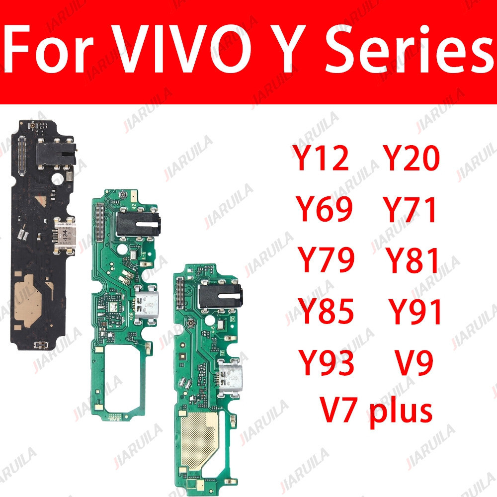 บอร์ดพอร์ตชาร์จ USB สําหรับ Vivo Y12 Y69 Y71 Y81 Y20 Y67 V7 Plus Y79 Y85 V9 Y91 Y93 แผงตูดชาร์จไฟ แพรตูดชาร