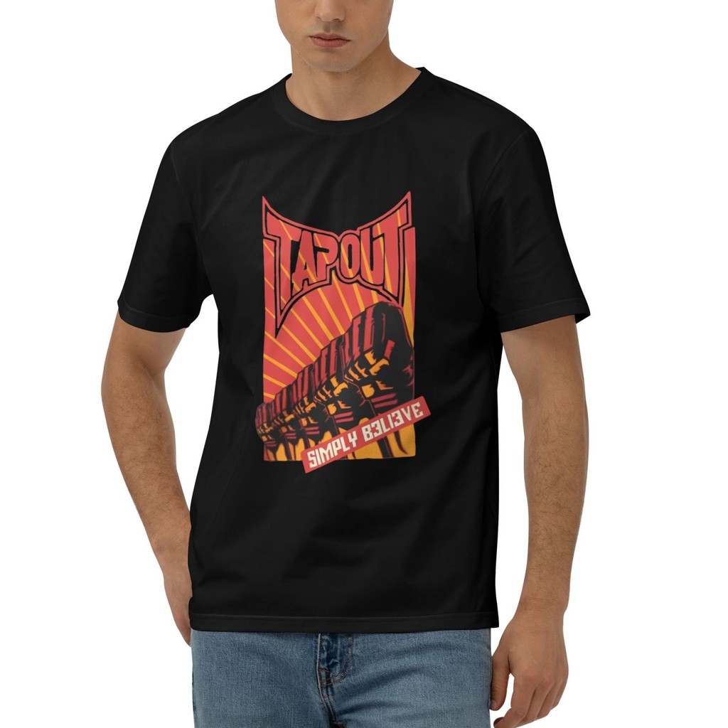 Tapout Of The People Mma Ufc Bjj Surf Skate เสื้อยืดผ้าฝ้าย