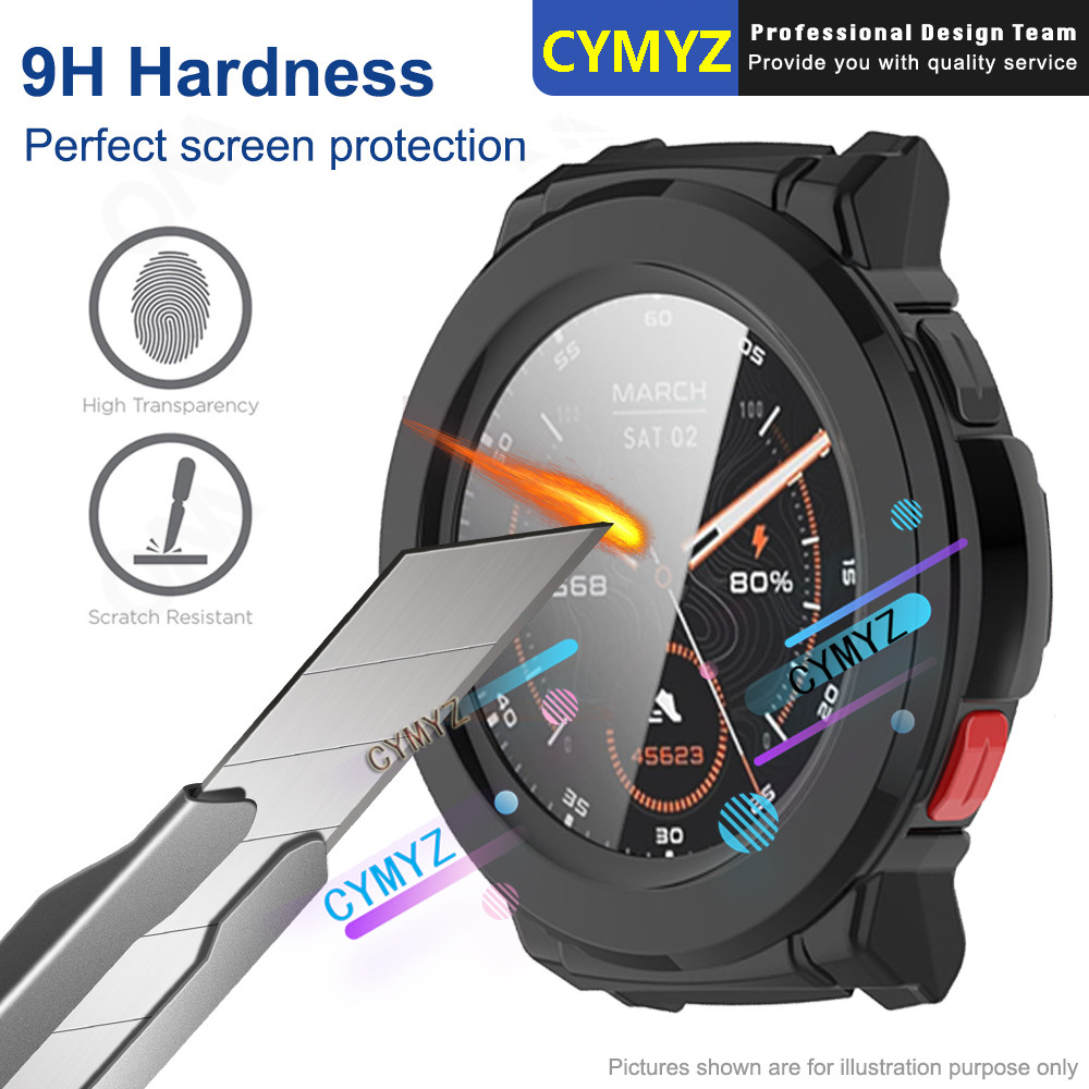 Mibro watch GS Pro case เกราะป้องกัน Mibro GS Pro case เคสป้องกัน 360° ฟิล์มกันรอยหน้าจอรอบด้าน กระจกนิรภัย Mibro watch GS Pro ฟิล์มกันรอยหน้าจอ - รูปที่ 3