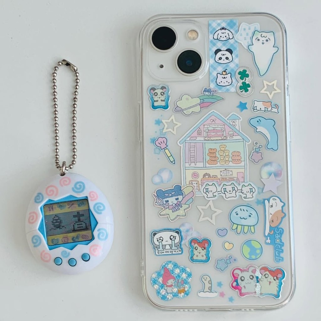 น่ารักสไตล์อินการ์ตูนเนื้อสไตล์โปร่งใสนิ่มสําหรับiphoneกรณี16promax 15 15promax 14promax 13pro 13pro
