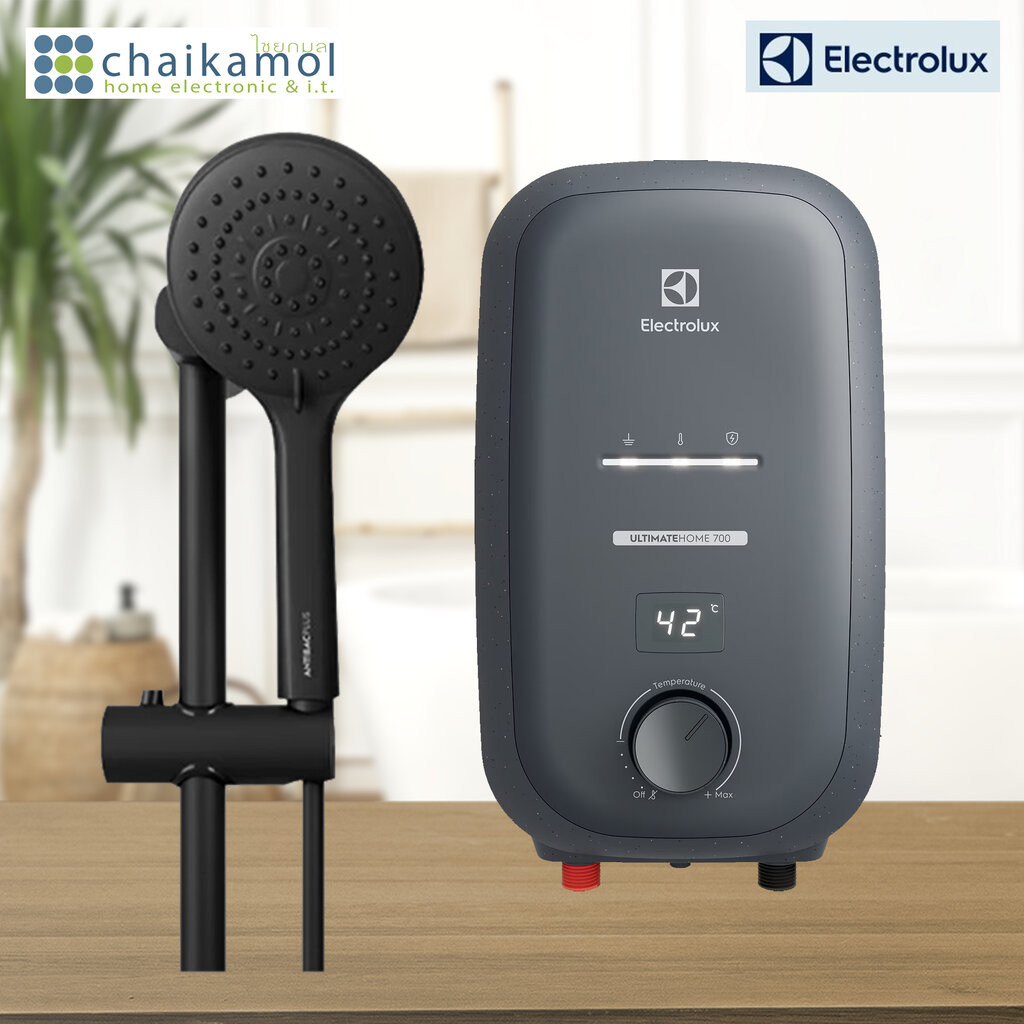 Electrolux เครื่องทำน้ำอุ่น แท็งก์ทองแดง UltimateHome 700 กำลัง 3800 วัตต์ รุ่น EWE381RX1G6