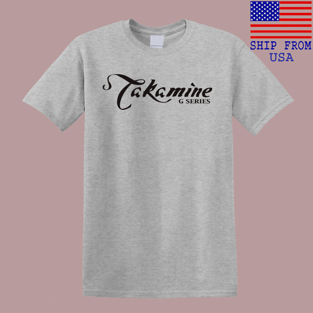 Takamine G-Series Guitar เสื้อยืดสีเทาผู้ชาย