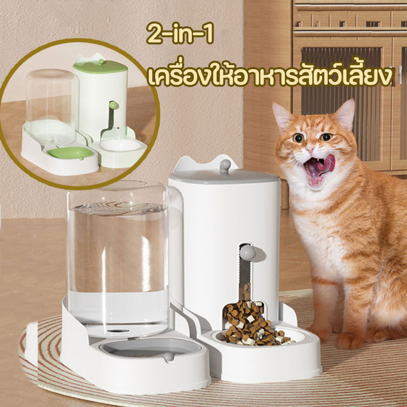 ที่ให้อาหารสัตว์เลี้ยง เกรดพรีเมี่ยม  ชามอาหารแมว ชามอาหารสุนัข ที่ให้อาหารอัตโนมัติ ราคา ถูกที่สุด ดีลบีเคเค