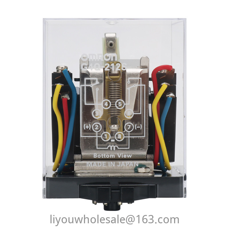 ยี่ห้อใหม่ Omron รีเลย์วงล้อ G4Q-212S AC220V DC24 ฐาน 8PFA1