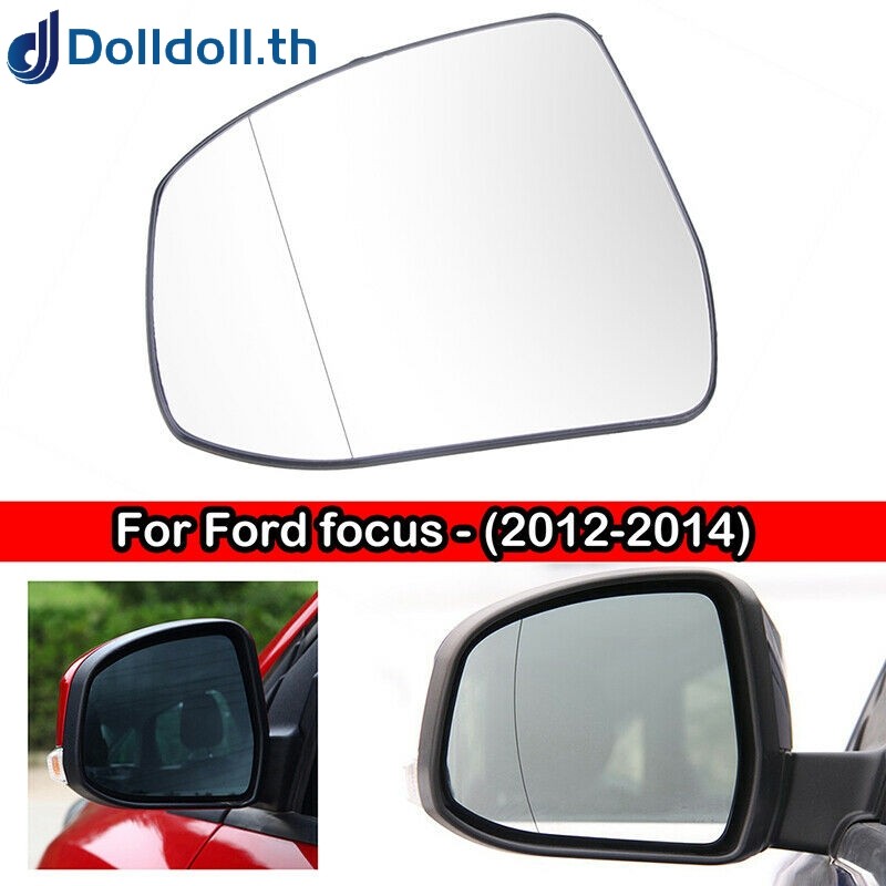 <Dolldoll>ไดร์เวอร์ซ้ายด้านข้างปีกกระจกกระจกมองหลัง Heated Fit สําหรับ Ford Focus 2012-2014